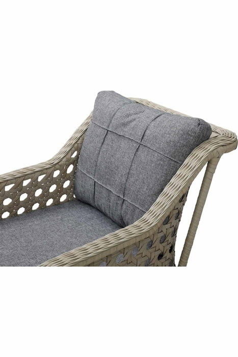 Hanah Home Conjunto de Jardín Rondi Gris Oscuro y Miel